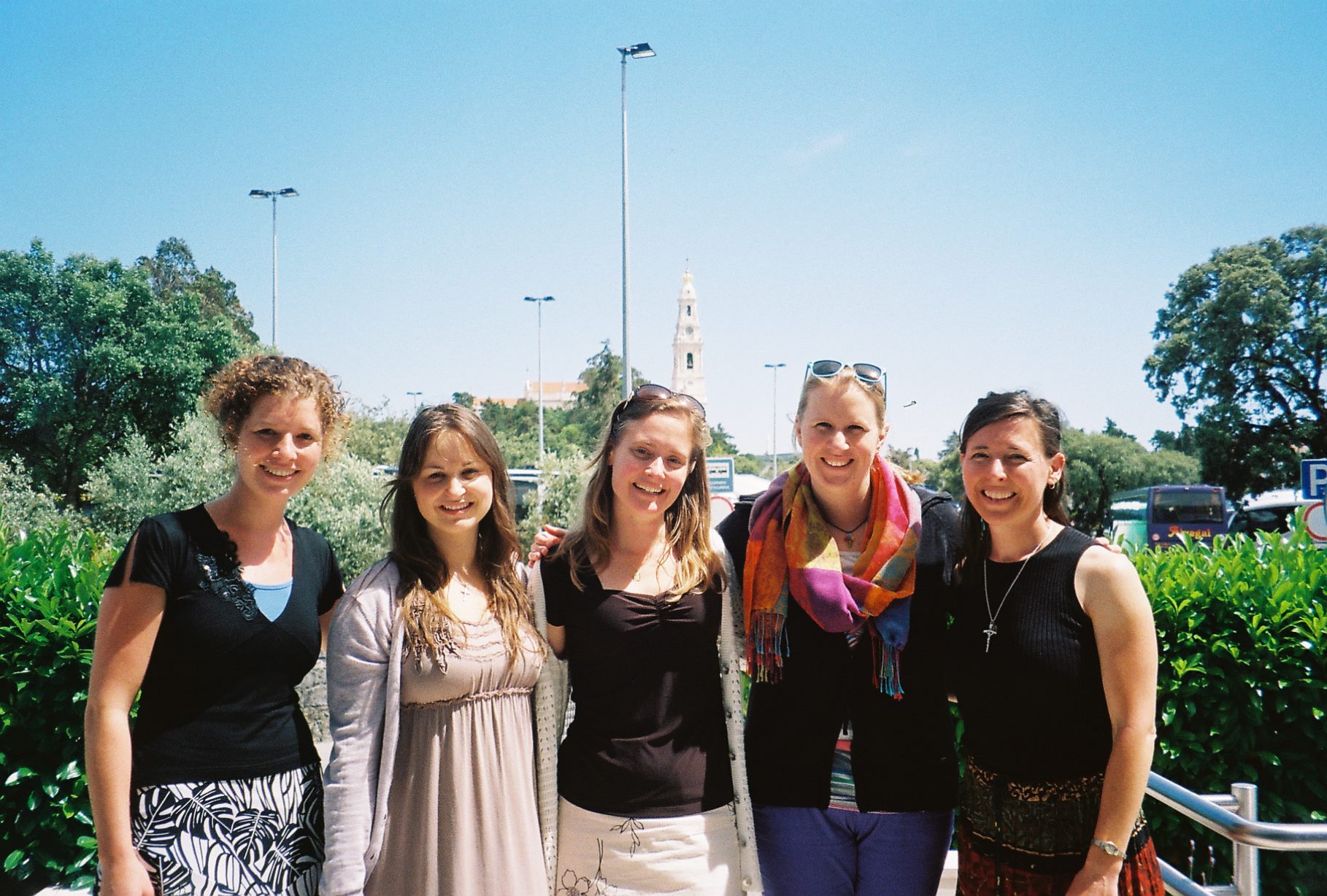 ITI students with a couple of new friends at the Theology of the Body International Symposium in Fatima, Portugal (June 13-16, 2013).
